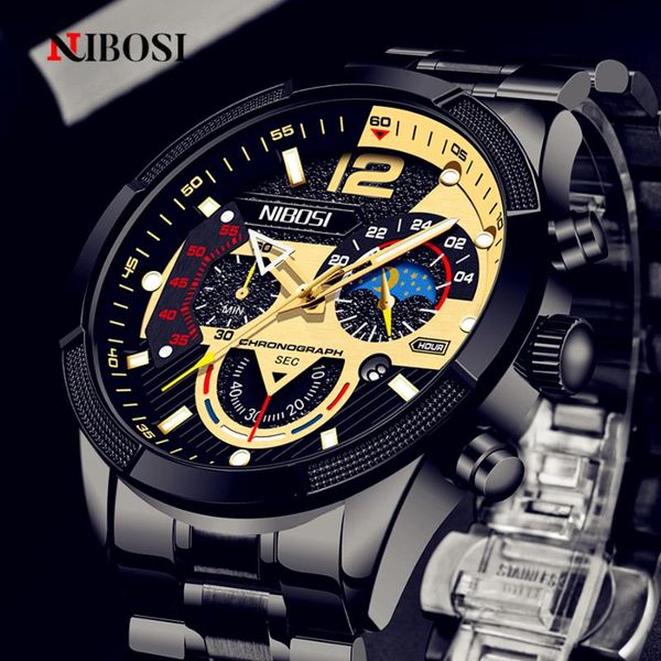 wristwatches nibosi fashion watch men brand sport mens watches waterproof quartz clock casual military wristwatch relogio masculino, Slivery;brown
wristwatches nibosi fashion watch men brand sport mens watches waterproof quartz clock casual military wristwatch relogio masculino, Slivery;brown