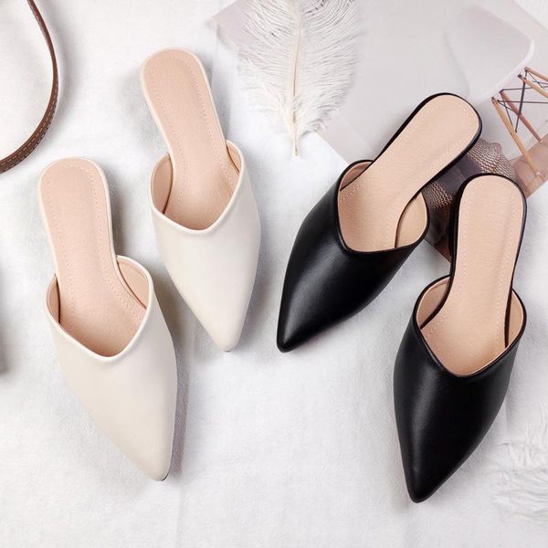 slippers solid pointed toe slip on microfiber mules women flipflops summer shoes woman fairy cover slingback slide mujer2021, Black
slippers solid pointed toe slip on microfiber mules women flipflops summer shoes woman fairy cover slingback slide mujer2021, Black