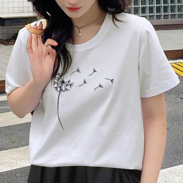 women's t-shirt summer women casual t shirts streetwear cute clothes famale print short sleeve o-neck basic funny graphic designer, White
women's t-shirt summer women casual t shirts streetwear cute clothes famale print short sleeve o-neck basic funny graphic designer, White
