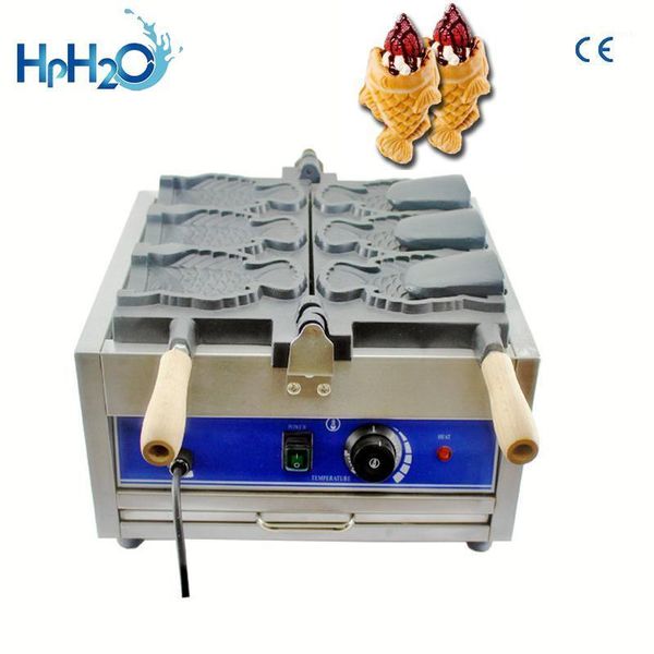 commercial 3 pcs electric open mouth ice cream taiyaki machine fish shape waffle cone maker machine1
commercial 3 pcs electric open mouth ice cream taiyaki machine fish shape waffle cone maker machine1
