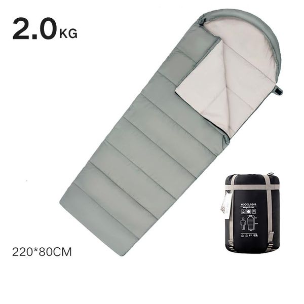 can be spliced waterproof down cotton singe sleeping bag with zipper and storage bags
can be spliced waterproof down cotton singe sleeping bag with zipper and storage bags