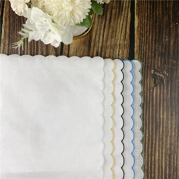 table napkin 12 pcs fshion napkins 40*40 cm dinner white irish linen tea with color embroidery scalloped edges
table napkin 12 pcs fshion napkins 40*40 cm dinner white irish linen tea with color embroidery scalloped edges