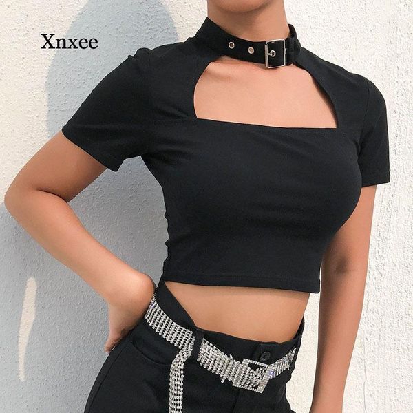 women's t-shirt buckle halterneck womens t shirt harajuku long sleeve crop streetwear basic tshirt women tight tees shirts, White
women's t-shirt buckle halterneck womens t shirt harajuku long sleeve crop streetwear basic tshirt women tight tees shirts, White