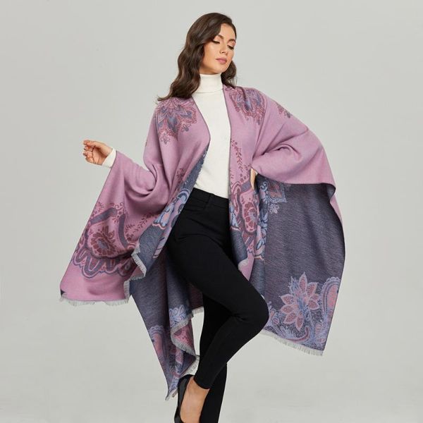 scarves reversible 2021 winter warm women's wrap cashmere ccloak fashion lady pashmina with tassles shawl large soft bandana, Blue;gray
scarves reversible 2021 winter warm women's wrap cashmere ccloak fashion lady pashmina with tassles shawl large soft bandana, Blue;gray