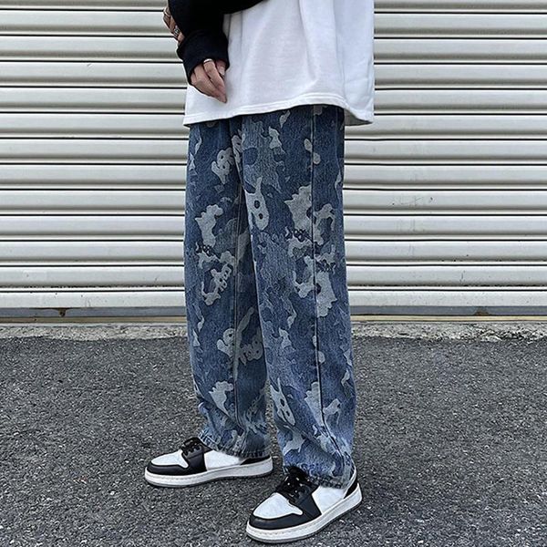 men's jeans blue straight leg men fashion hip hop camouflage male vintage loose mid waist denim pants streetwear vaqueros hombre
men's jeans blue straight leg men fashion hip hop camouflage male vintage loose mid waist denim pants streetwear vaqueros hombre