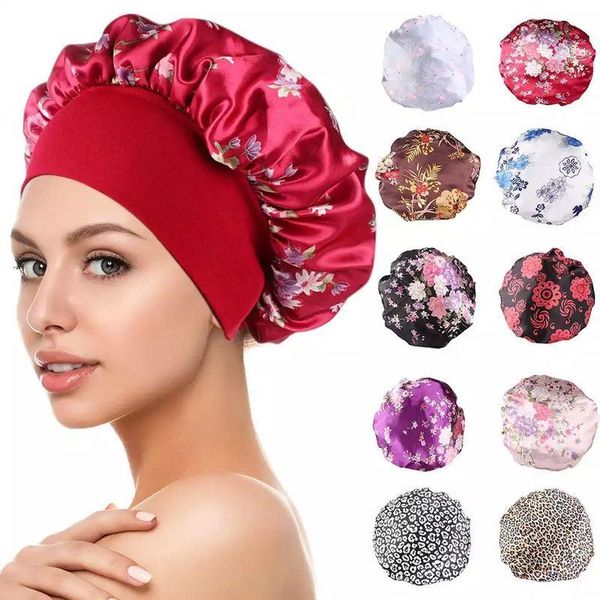 beanie/skull caps 3pcs/lot summer fashion women wide band satin sleep night cap floral print bonnet ladies beauty hair care loss wraps, Blue;gray
beanie/skull caps 3pcs/lot summer fashion women wide band satin sleep night cap floral print bonnet ladies beauty hair care loss wraps, Blue;gray