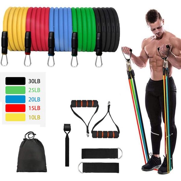 resistance bands 11pcs latex tube set exercise yoga pull rope fitness sport rubber elastic muscle strength training
resistance bands 11pcs latex tube set exercise yoga pull rope fitness sport rubber elastic muscle strength training