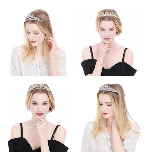 hair clips & barrettes fashion baroque black green stone crystal crowns tiara bride headband for wedding bridal diadem queen crown accessori, Golden;silver
hair clips & barrettes fashion baroque black green stone crystal crowns tiara bride headband for wedding bridal diadem queen crown accessori, Golden;silver