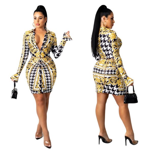 european and american shirts cross-border women's fashion digital print slim long sleeve shirt skirt spot k7037, White
european and american shirts cross-border women's fashion digital print slim long sleeve shirt skirt spot k7037, White