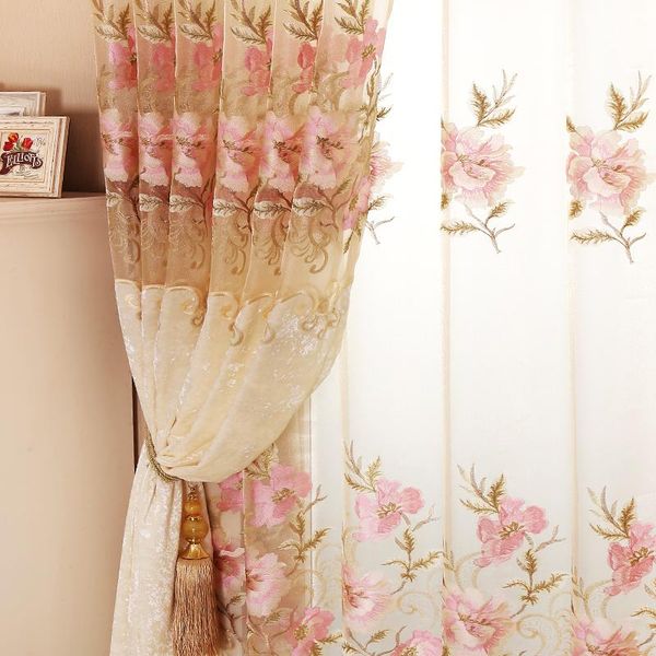 european luxury window curtains floral embroidered for living room semi-shading bedroom treatment curtain & drapes
european luxury window curtains floral embroidered for living room semi-shading bedroom treatment curtain & drapes
