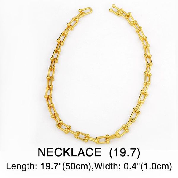 pendant necklaces 5pcs european cool wind thick chain necklace female minority gold u-shaped lock clavicle, Silver
pendant necklaces 5pcs european cool wind thick chain necklace female minority gold u-shaped lock clavicle, Silver