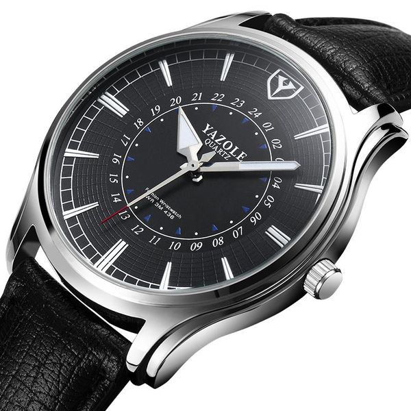 wristwatches style watch men black leather strap dial wristwatch fashion male clock quartz relogio masculino, Slivery;brown
wristwatches style watch men black leather strap dial wristwatch fashion male clock quartz relogio masculino, Slivery;brown