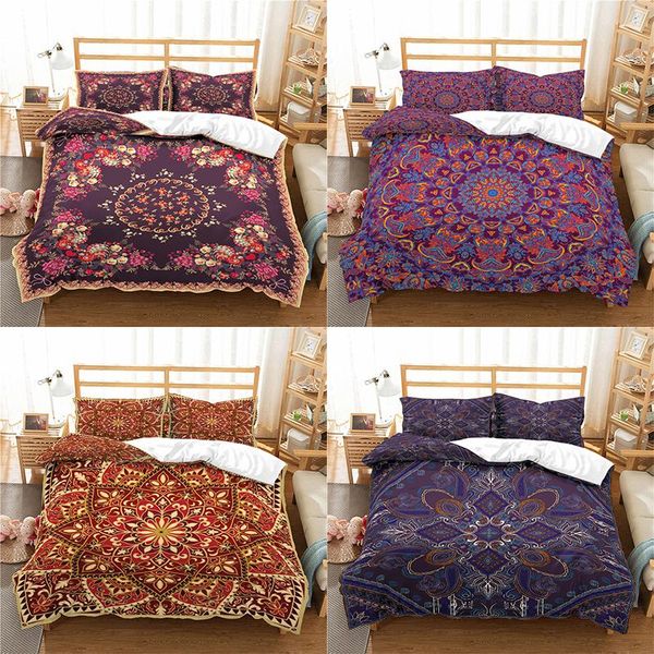 home textile luxury 3d mandala print 2/3pcs comfortable duvet cover pillowcase bedding sets and king eu/us/au size
home textile luxury 3d mandala print 2/3pcs comfortable duvet cover pillowcase bedding sets and king eu/us/au size