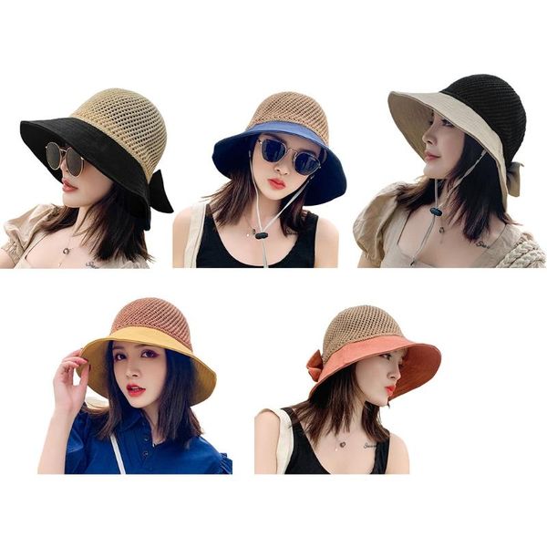 womens summer mesh sun visor beach hat split floppy wide brim sweet bowknot holiday outdoor sunscreen packable bucket l4me hats, Blue;gray
womens summer mesh sun visor beach hat split floppy wide brim sweet bowknot holiday outdoor sunscreen packable bucket l4me hats, Blue;gray