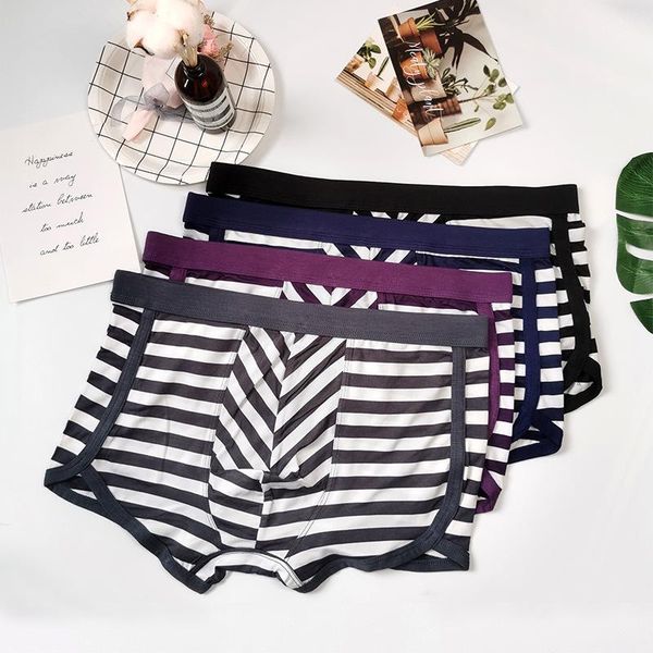 men underwear boxer modal breathable comfortable underpants male soft panties striped mens boxers shorts cuecas hombre, Black;white
men underwear boxer modal breathable comfortable underpants male soft panties striped mens boxers shorts cuecas hombre, Black;white