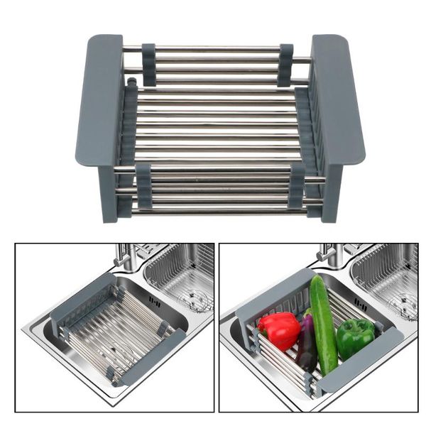 kitchen storage & organization adjustable dish drying rack washing vegetable drainer fruit drain basket for sink stainless steel organizer a
kitchen storage & organization adjustable dish drying rack washing vegetable drainer fruit drain basket for sink stainless steel organizer a