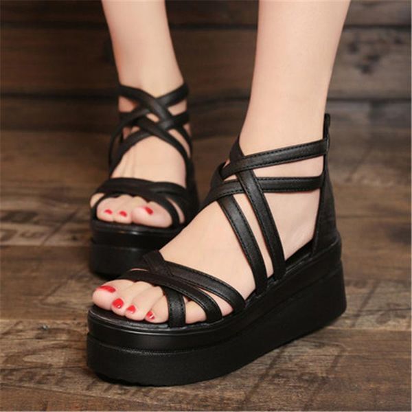fashion platform rome sandals women 2021 chunky heel student summer beach shoes back zip sandalias mujer white black 35-40
fashion platform rome sandals women 2021 chunky heel student summer beach shoes back zip sandalias mujer white black 35-40