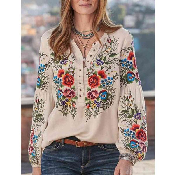 lugentolo womens and blouses plus size long lantern sleeve print v-neck spring summer casual fashion loose womens blouses, White
lugentolo womens and blouses plus size long lantern sleeve print v-neck spring summer casual fashion loose womens blouses, White