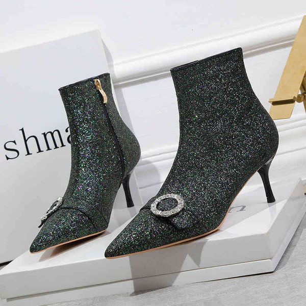 dress shoes bling crysta moda ankle boots sapatos femininos dedo do pé apontado salto alto saltos finos botas mujer botte femme fivela desig, Black
dress shoes bling crysta moda ankle boots sapatos femininos dedo do pé apontado salto alto saltos finos botas mujer botte femme fivela desig, Black