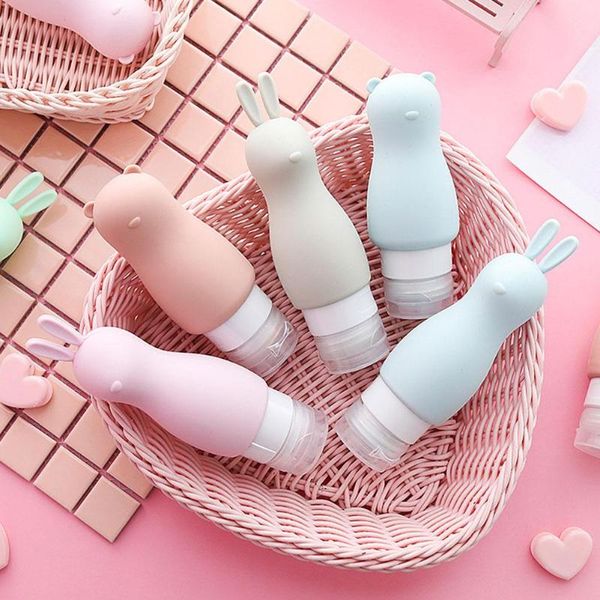90ml portable cartoon bear silicone refillable bottles traveler lotion points shampoo container press storage & jars
90ml portable cartoon bear silicone refillable bottles traveler lotion points shampoo container press storage & jars
