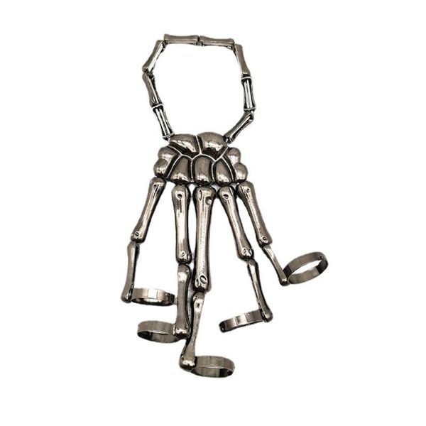 bangle 2021 halloween bracelet female european and american punk hand jewelry exaggerated metal texture finger ghost skeleton, Black
bangle 2021 halloween bracelet female european and american punk hand jewelry exaggerated metal texture finger ghost skeleton, Black