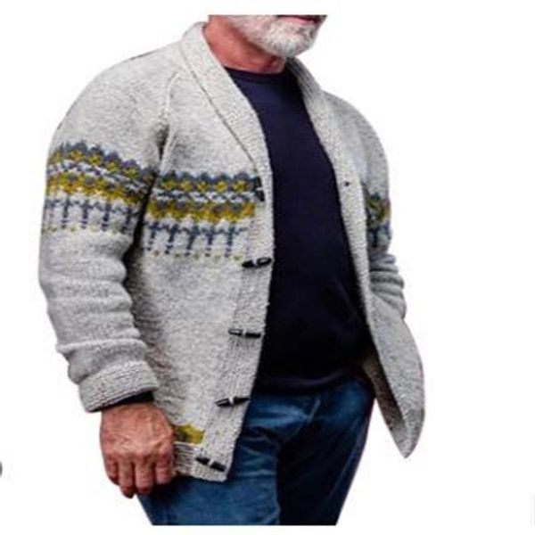 men's sweaters 2021 europe-usa style men/youth lapel geometric print cow angle button single-breasted long sleeve loose knit cardigan s, White;black
men's sweaters 2021 europe-usa style men/youth lapel geometric print cow angle button single-breasted long sleeve loose knit cardigan s, White;black