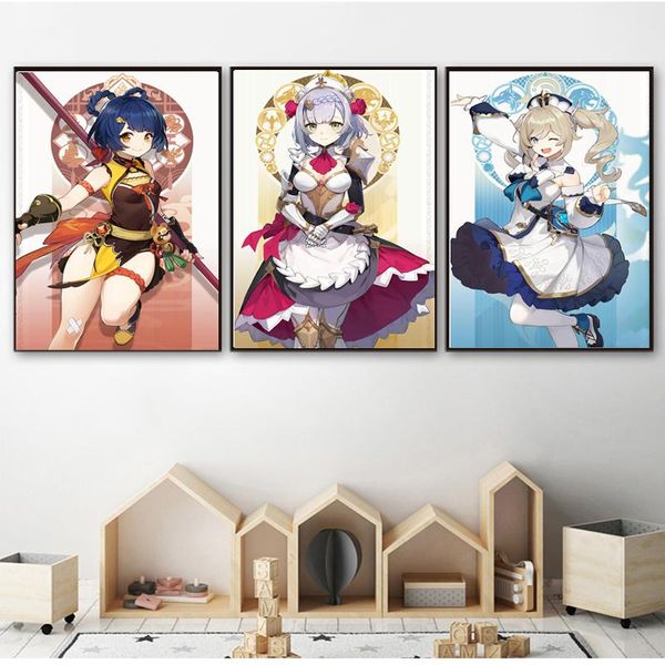 paintings genshin impact poster hd game silk painting anime girl wall art prints dorm picture for living room bedroom home decor
paintings genshin impact poster hd game silk painting anime girl wall art prints dorm picture for living room bedroom home decor