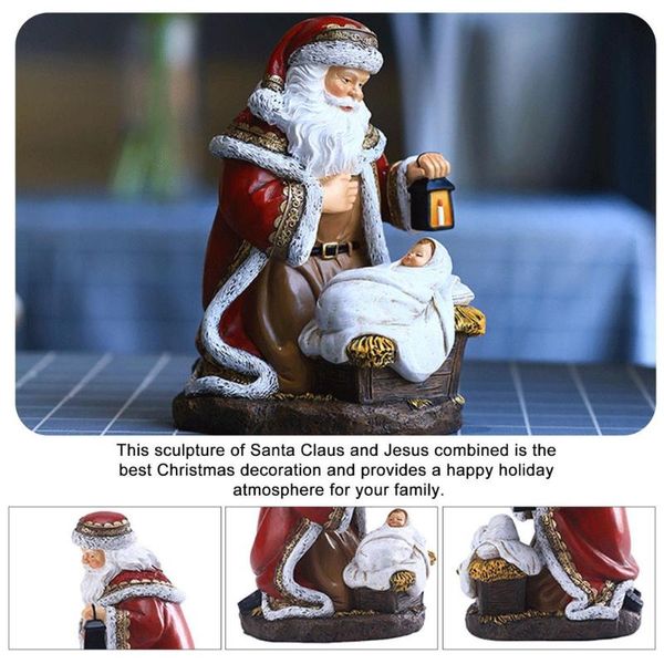 party decoration christmas santa claus jesus decor adoring infant ornaments durable resin statue 2 styles for ch
party decoration christmas santa claus jesus decor adoring infant ornaments durable resin statue 2 styles for ch