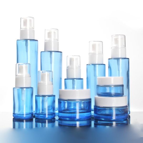 storage bottles & jars 2oz blue/green frosted with white pump bottle lotion/spray 60ml
storage bottles & jars 2oz blue/green frosted with white pump bottle lotion/spray 60ml