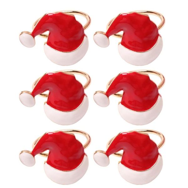 napkin rings 3.9cm/1.5in set of 6 red and white alloy xmas hat serviette buckle holder for christmas home
napkin rings 3.9cm/1.5in set of 6 red and white alloy xmas hat serviette buckle holder for christmas home