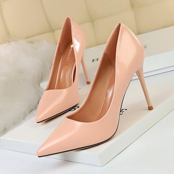dress shoes plus size color women pump single shoe female heel patent leather ladies wedding party woman gladiator, Black
dress shoes plus size color women pump single shoe female heel patent leather ladies wedding party woman gladiator, Black