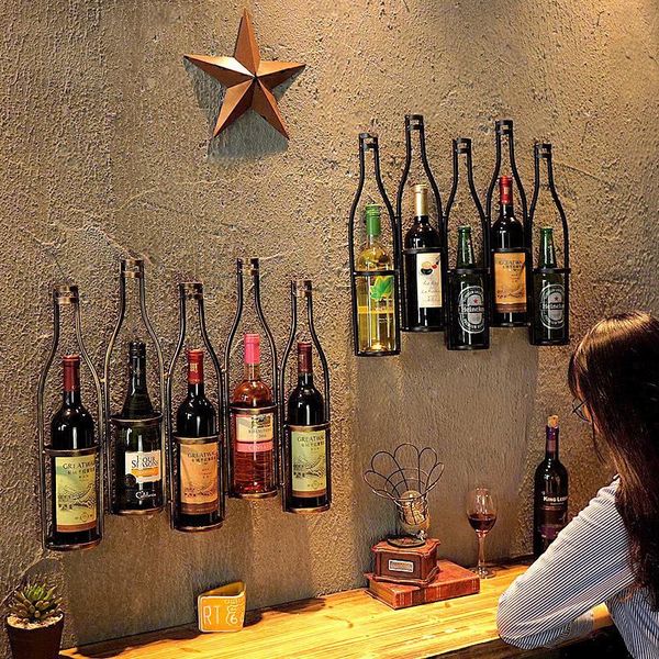 hooks & rails creative personalized decoration retro wine rack shelf wall hanging bearing capacity living room dining bar counter win
hooks & rails creative personalized decoration retro wine rack shelf wall hanging bearing capacity living room dining bar counter win