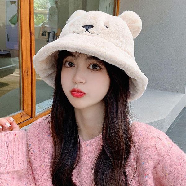 wide brim hats faux fur female bear hat warm winter women's bucket outdoor sun panama lady, Blue;gray
wide brim hats faux fur female bear hat warm winter women's bucket outdoor sun panama lady, Blue;gray