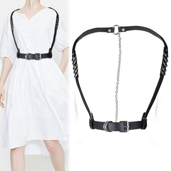 belts corset belt punk chain pu leather waistband strap adjustable buckle women's vintage goth accessories fashion show, Black;brown
belts corset belt punk chain pu leather waistband strap adjustable buckle women's vintage goth accessories fashion show, Black;brown
