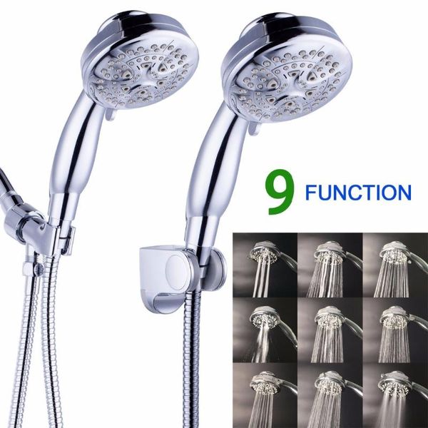 handheld showerhead 9 spray setting luxury spa grade high pressure multifunction hand shower with hose and arm bracket bathroom sets
handheld showerhead 9 spray setting luxury spa grade high pressure multifunction hand shower with hose and arm bracket bathroom sets