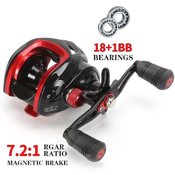 18+1bb 7.2:1 baitcasting reel drag power 8kg carp fishing reels saltwater casting tackle carretilha de pesca
18+1bb 7.2:1 baitcasting reel drag power 8kg carp fishing reels saltwater casting tackle carretilha de pesca