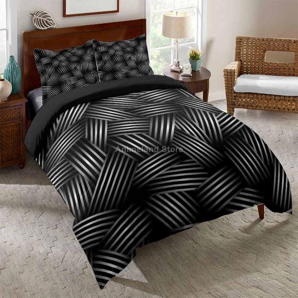 weaving style black bedding set funny wool pattern luxury duvet cover sets comforter bed linen king single size dropship
weaving style black bedding set funny wool pattern luxury duvet cover sets comforter bed linen king single size dropship