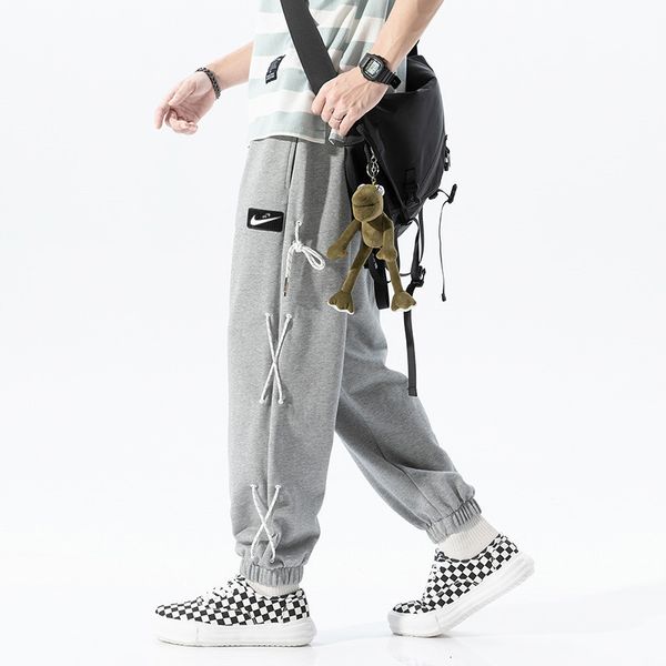 men's 2021 autumn sports leggings awstring men's casual pants knitted guard loose fashion brand basketball, Gray
men's 2021 autumn sports leggings awstring men's casual pants knitted guard loose fashion brand basketball, Gray