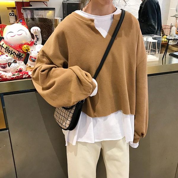women's hoodies & sweatshirts women all-match fashion clothing 2021 plus size fall winter lady puff sleeve pullover female casual o nec, Black
women's hoodies & sweatshirts women all-match fashion clothing 2021 plus size fall winter lady puff sleeve pullover female casual o nec, Black
