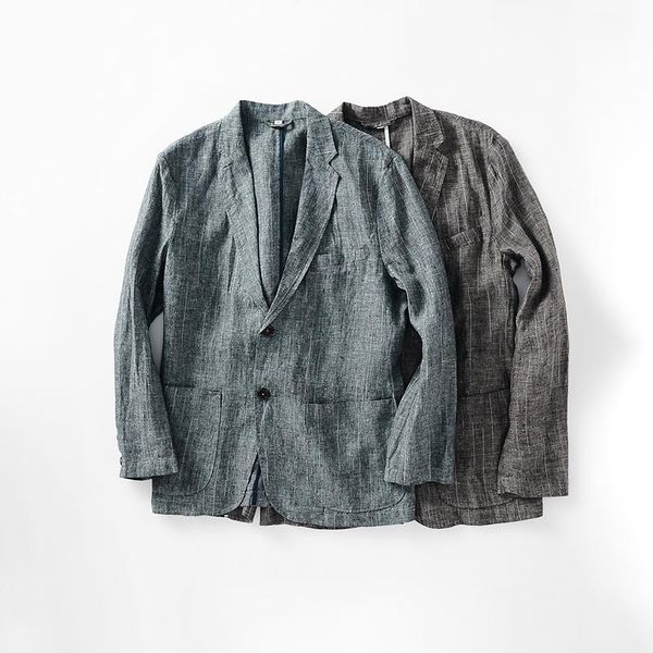 men's suits & blazers luclesam men pure color linen casual blazer male slim long sleeve coat jacket costume homme terno masculino, White;black
men's suits & blazers luclesam men pure color linen casual blazer male slim long sleeve coat jacket costume homme terno masculino, White;black