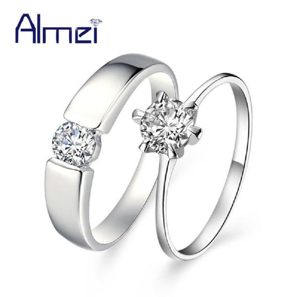 wedding rings almei couple pair men ring silver color jewelry women crystal for party gift size 4.5-12 j002, Slivery;golden
wedding rings almei couple pair men ring silver color jewelry women crystal for party gift size 4.5-12 j002, Slivery;golden
