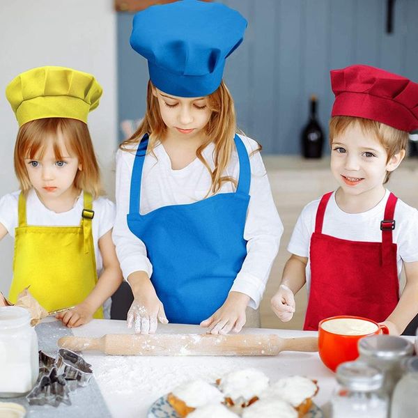 aprons lber 8-piece children's apron and chef hat set, adjustable, with 2-pocket kitchen
aprons lber 8-piece children's apron and chef hat set, adjustable, with 2-pocket kitchen