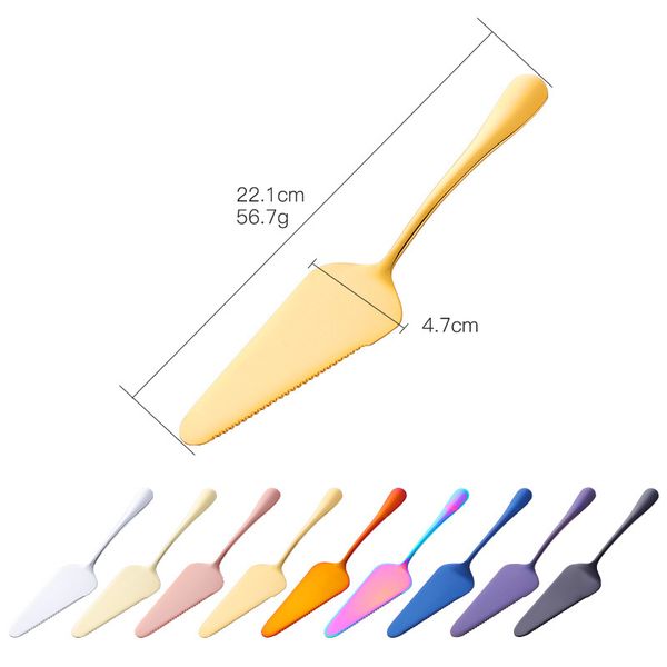 colorful cake scoop stainless steel cake shovel serrated edge cake server blade cutter pie pizza shovel spatula baking tool
colorful cake scoop stainless steel cake shovel serrated edge cake server blade cutter pie pizza shovel spatula baking tool