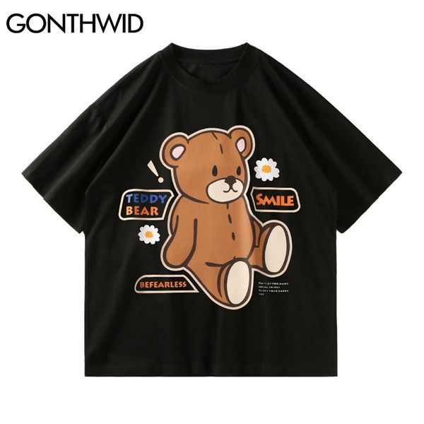 tshirts hip hop cartoon bear print short sleeve cotton tees shirts streetwear mens harajuku casual loose t-shirts 210602, White;black
tshirts hip hop cartoon bear print short sleeve cotton tees shirts streetwear mens harajuku casual loose t-shirts 210602, White;black
