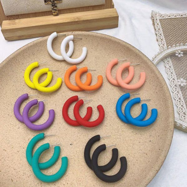 spring trendy s925 exaggerated candy color acrylic c-shapes hoop earrings for women fashiontrip valentine gifts & huggie, Golden;silver
spring trendy s925 exaggerated candy color acrylic c-shapes hoop earrings for women fashiontrip valentine gifts & huggie, Golden;silver