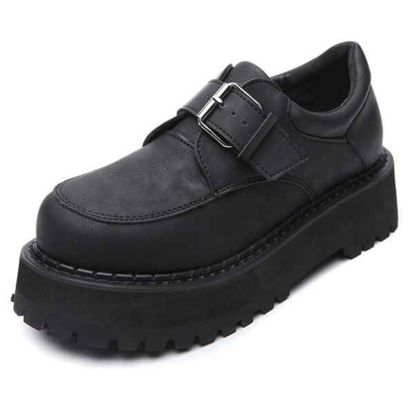 girls thick bottom leather shoes new leather shoes british wind tight comfortable and cool women 100%, Black
girls thick bottom leather shoes new leather shoes british wind tight comfortable and cool women 100%, Black