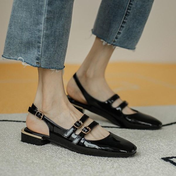 sandals eoeodoit summer square toe double buckle pumps shoes women low chunky heels mary janes sandal, Black
sandals eoeodoit summer square toe double buckle pumps shoes women low chunky heels mary janes sandal, Black