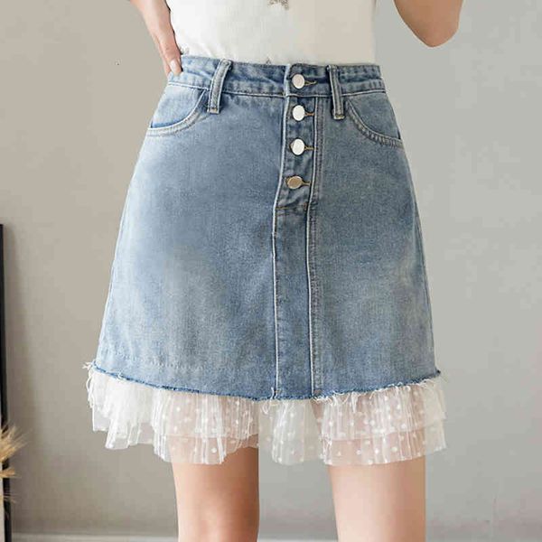 casual dresses lace patchwork womens skirts button high waisted denim fashion short mini a-line female summer clothing 00l4, Black;gray
casual dresses lace patchwork womens skirts button high waisted denim fashion short mini a-line female summer clothing 00l4, Black;gray
