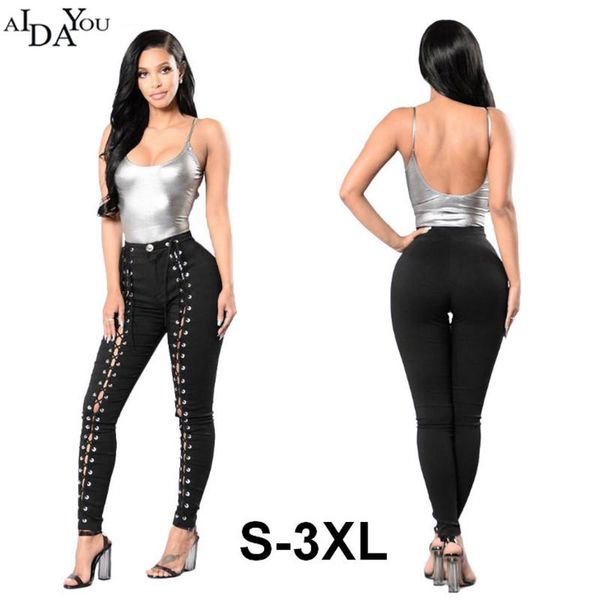 women's jeans 2021 skinny woman bandage pants hollow out slim lace-up high waist women plus size pencil trousers ouc919, Blue
women's jeans 2021 skinny woman bandage pants hollow out slim lace-up high waist women plus size pencil trousers ouc919, Blue