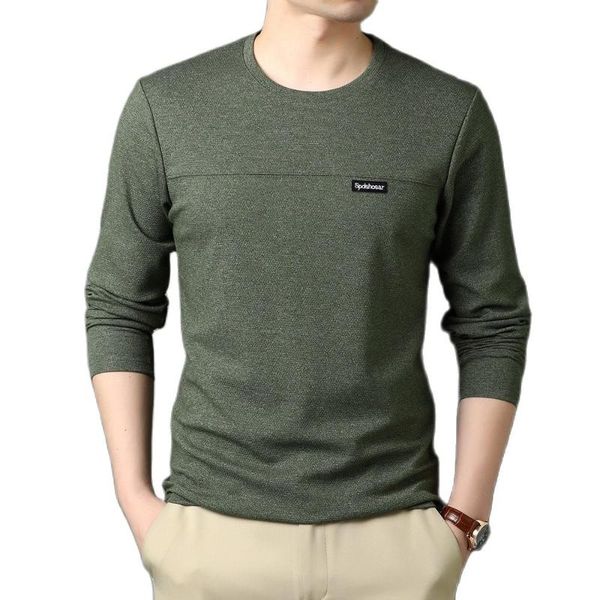 men's t-shirts t shirt men logo 2021 fashion brand designer long sleeve slim fit solid color casual mens clothes, White;black
men's t-shirts t shirt men logo 2021 fashion brand designer long sleeve slim fit solid color casual mens clothes, White;black